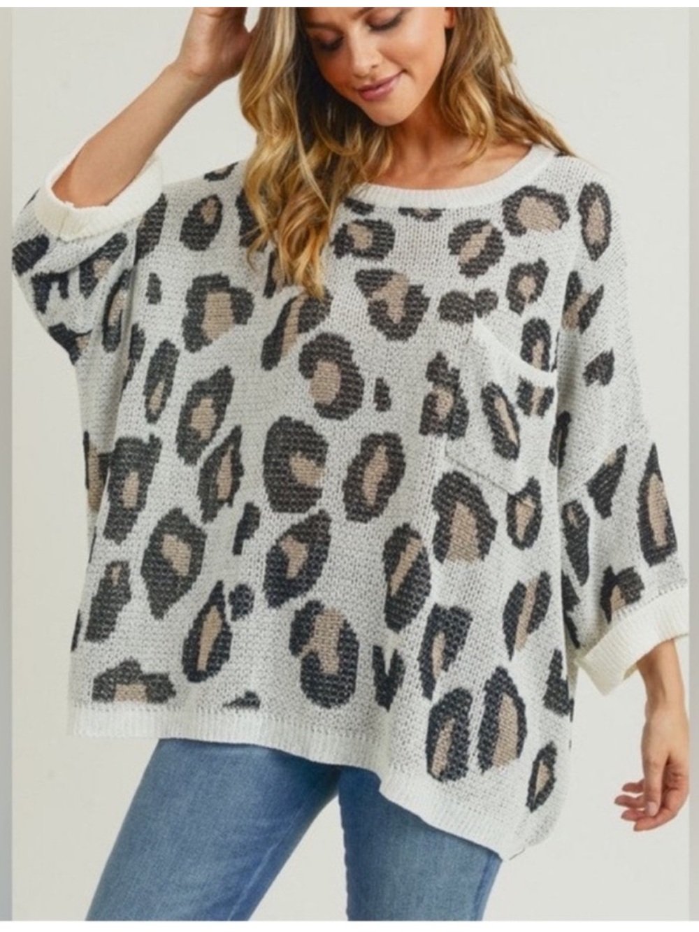 Vici Leopard Knit Sweater